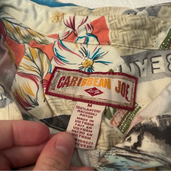 Caribbean Joe island Jamaica st barts montego sleeveless mini print dress - Picture 2 of 13